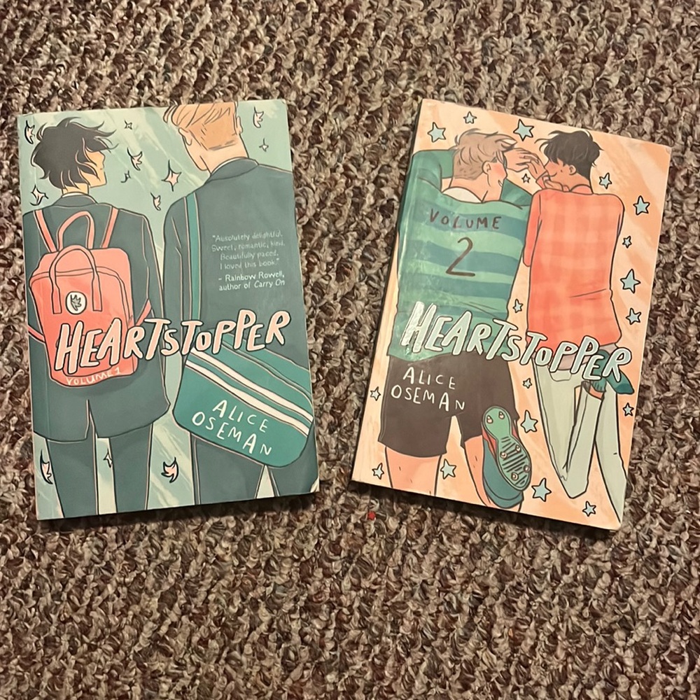 Heartstopper Graphic Novel Paperback Bundle | Alice Oseman | Vols 1 and 2